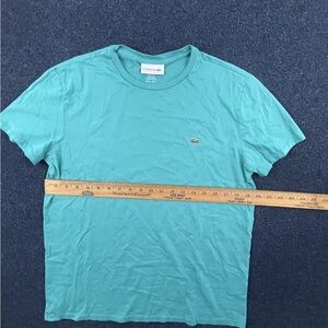 Lacoste Pima Cotton T Shirt Green Large